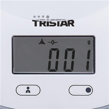 Waga kuchenna Tristar KW-2445, biała Tristar | Waga kuchenna | KW-2445 | Maksymalna waga (udźwig) 5 kg | Podziałka 1 g | Typ wyś Waga kuchenna Tristar KW-2445, biała Tristar | Waga kuchenna | KW-2445 | Maksymalna waga (udźwig) 5 kg | Podziałka 1 g | Typ wyś