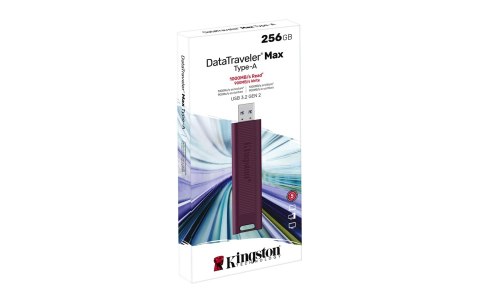 KINGSTON 256GB DataTraveler Max Type-A 1000R/900W USB 3.2 Gen 2 KINGSTON 256GB DataTraveler Max Type-A 1000R/900W USB 3.2 Gen 2