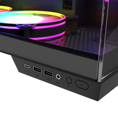 MODECOM OBUDOWA VOLCANO PANORAMA APEX ARGB 7F MIDI BLACK MODECOM OBUDOWA VOLCANO PANORAMA APEX ARGB 7F MIDI BLACK