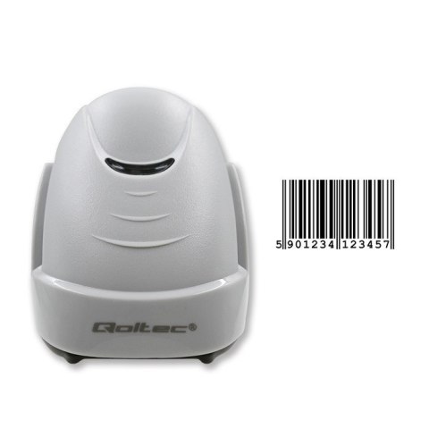 QOLTEC CZYTNIK KODÓW KRESKOWYCH LASEROWY | 1D | USB | BIAŁY QOLTEC CZYTNIK KODÓW KRESKOWYCH LASEROWY | 1D | USB | BIAŁY