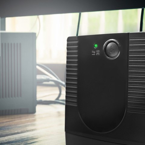 QOLTEC ZASILACZ AWARYJNY UPS LINE INTERACTIVE | MONOLITH | 650VA | 360W QOLTEC ZASILACZ AWARYJNY UPS LINE INTERACTIVE | MONOLITH | 650VA | 360W