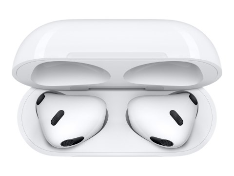 Apple | AirPods (3. generacji) z etui ładującym Lightning | bezprzewodowe | douszne | z redukcją szumów | bezprzewodowe | białe Apple | AirPods (3. generacji) z etui ładującym Lightning | bezprzewodowe | douszne | z redukcją szumów | bezprzewodowe | białe