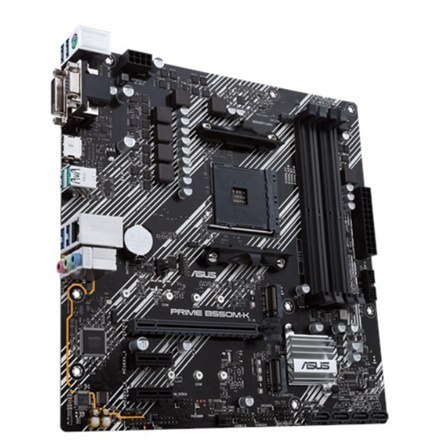 Asus | PRIME B550M-K | Gniazda pamięci 4 | Chipset AMD B | Micro ATX | Rodzina procesorów AMD | Gniazdo procesora AM4 | DDR4 Asus | PRIME B550M-K | Gniazda pamięci 4 | Chipset AMD B | Micro ATX | Rodzina procesorów AMD | Gniazdo procesora AM4 | DDR4