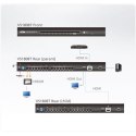 Aten 8-portowy rozgałęźnik HDMI Cat 5 Aten | HDMI | 8-portowy rozgałęźnik HDMI Cat 5