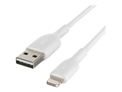 Belkin | Męski | 4-pinowy USB Typ A | Męski | Biały | Apple Lightning | 1 m Belkin | Męski | 4-pinowy USB Typ A | Męski | Biały | Apple Lightning | 1 m