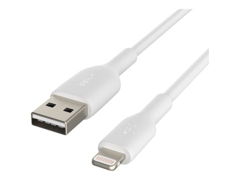 Belkin | Męski | 4-pinowy USB Typ A | Męski | Biały | Apple Lightning | 1 m Belkin | Męski | 4-pinowy USB Typ A | Męski | Biały | Apple Lightning | 1 m