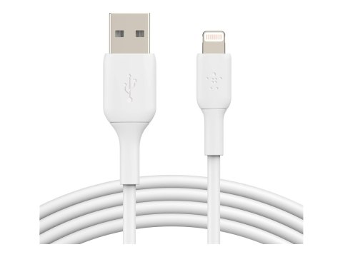 Belkin | Męski | 4-pinowy USB Typ A | Męski | Biały | Apple Lightning | 1 m Belkin | Męski | 4-pinowy USB Typ A | Męski | Biały | Apple Lightning | 1 m
