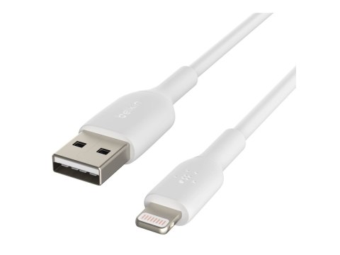 Belkin | Męski | 4-pinowy USB Typ A | Męski | Biały | Apple Lightning | 1 m Belkin | Męski | 4-pinowy USB Typ A | Męski | Biały | Apple Lightning | 1 m