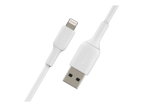 Belkin | Męski | 4-pinowy USB Typ A | Męski | Biały | Apple Lightning | 1 m Belkin | Męski | 4-pinowy USB Typ A | Męski | Biały | Apple Lightning | 1 m