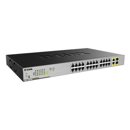 D-Link | Switch | DGS-1026MP | Niezarządzany | Do montażu w szafie | Porty 1 Gb/s (RJ-45) w liczbie 24 | Porty SFP w liczbie 2 | D-Link | Switch | DGS-1026MP | Niezarządzany | Do montażu w szafie | Porty 1 Gb/s (RJ-45) w liczbie 24 | Porty SFP w liczbie 2 |