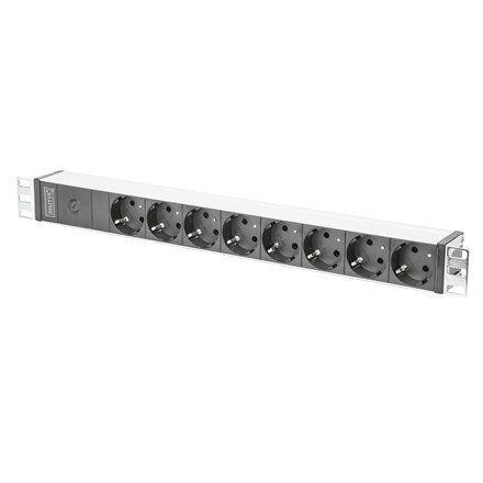 DIGITUS Professional DN-95410 - listwa zasilająca - 4000 W | Złącze wyjściowe Qty 8 | Czarny DIGITUS Professional DN-95410 - listwa zasilająca - 4000 W | Złącze wyjściowe Qty 8 | Czarny