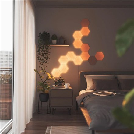 Elementy Paneli Oświetleniowych Nanoleaf w Wykończeniu Drewnianym (dodatkowy pakiet 3 paneli) Nanoleaf | Elementy Paneli Wood Lo Elementy Paneli Oświetleniowych Nanoleaf w Wykończeniu Drewnianym (dodatkowy pakiet 3 paneli) Nanoleaf | Elementy Paneli Wood Lo