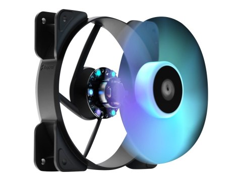 Fractal Design | Aspect 14 RGB PWM Black Frame | Zasilacz w zestawie | Wentylator obudowy Fractal Design | Aspect 14 RGB PWM Black Frame | Zasilacz w zestawie | Wentylator obudowy