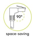 Goobay | CAT 6 | Kabel krosowy | Skrętka nieekranowana (UTP) | Męski | RJ-45 | Męski | RJ-45 | Czarny | 1 m