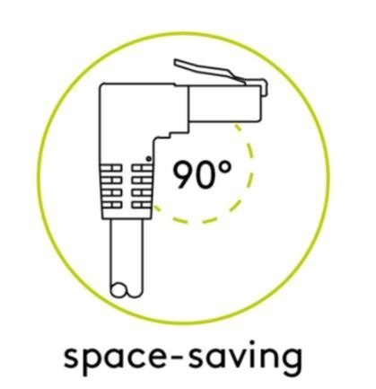 Goobay | CAT 6 | Kabel krosowy | Skrętka nieekranowana (UTP) | Męski | RJ-45 | Męski | RJ-45 | Czarny | 1 m Goobay | CAT 6 | Kabel krosowy | Skrętka nieekranowana (UTP) | Męski | RJ-45 | Męski | RJ-45 | Czarny | 1 m