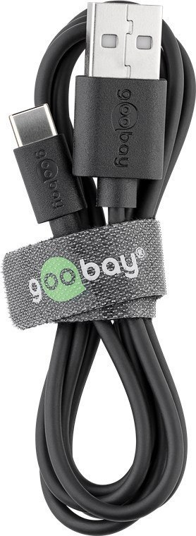 Goobay | Kabel USB-C | Męski | 4-pinowy USB typu A | Męski | Czarny | 24-pinowy USB-C | 3 m Goobay | Kabel USB-C | Męski | 4-pinowy USB typu A | Męski | Czarny | 24-pinowy USB-C | 3 m