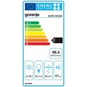 Gorenje | Okap | BHP523E10X | Klasa efektywności energetycznej C | Teleskopowy | Szerokość 50 cm | 322 m³/h | Sterowanie mechani