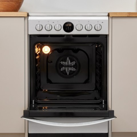 INDESIT | Kuchenka | IS5V8CHX/E | Typ płyty Vitroceramic | Typ piekarnika Electric | Stal nierdzewna | Szerokość 50 cm | Grillow INDESIT | Kuchenka | IS5V8CHX/E | Typ płyty Vitroceramic | Typ piekarnika Electric | Stal nierdzewna | Szerokość 50 cm | Grillow