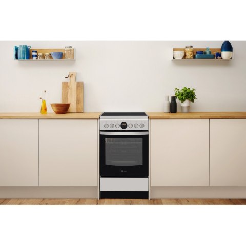 INDESIT | Kuchenka | IS5V8CHX/E | Typ płyty Vitroceramic | Typ piekarnika Electric | Stal nierdzewna | Szerokość 50 cm | Grillow INDESIT | Kuchenka | IS5V8CHX/E | Typ płyty Vitroceramic | Typ piekarnika Electric | Stal nierdzewna | Szerokość 50 cm | Grillow