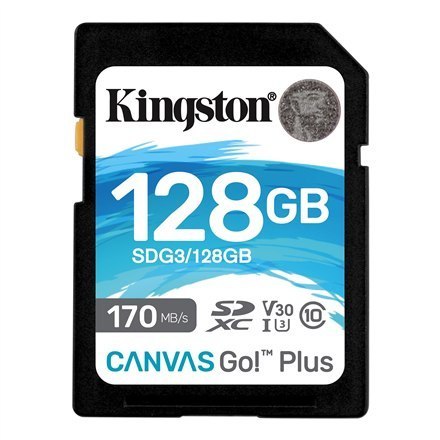 Kingston | Canvas Go! Plus | 128 GB | SD | Pamięć flash klasy 10 Kingston | Canvas Go! Plus | 128 GB | SD | Pamięć flash klasy 10