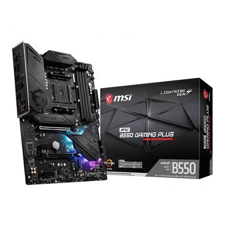 MSI | MPG B550 GAMING PLUS | Processor family AMD | Processor socket AM4 | DDR4 | Memory slots 4 | Number of SATA connectors | C MSI | MPG B550 GAMING PLUS | Processor family AMD | Processor socket AM4 | DDR4 | Memory slots 4 | Number of SATA connectors | C