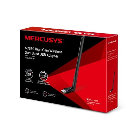 Mercusys | Karta sieciowa | IEEE 802.11b | IEEE 802.11a | IEEE 802.11g | IEEE 802.11n | IEEE 802.11ac | USB 2.0 Mercusys | Karta sieciowa | IEEE 802.11b | IEEE 802.11a | IEEE 802.11g | IEEE 802.11n | IEEE 802.11ac | USB 2.0