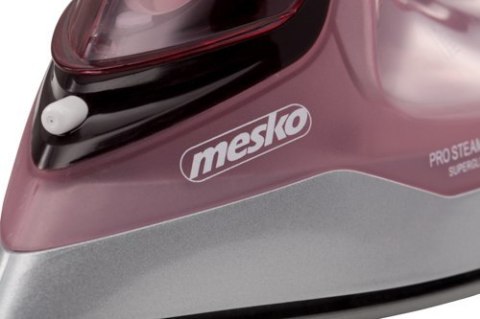 Mesko | MS 5028 | Żelazko | Żelazko parowe | 2600 W | Pojemność zbiornika na wodę ml | Ciągły strumień pary 35 g/min | Wydajność Mesko | MS 5028 | Żelazko | Żelazko parowe | 2600 W | Pojemność zbiornika na wodę ml | Ciągły strumień pary 35 g/min | Wydajność