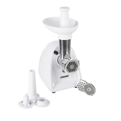 Mesko | Maszynka do mielenia mięsa | MS 4809 | Biały | 350 W | Liczba prędkości | Wydajność (kg/min) | Sito średniej wielkości; Mesko | Maszynka do mielenia mięsa | MS 4809 | Biały | 350 W | Liczba prędkości | Wydajność (kg/min) | Sito średniej wielkości;