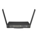 MikroTik | Router bezprzewodowy | HAP AC3 | 802.11ac | 300+867 Mbit/s | 10/100/1000 Mbit/s | Porty Ethernet LAN (RJ-45) 5 | Obsł