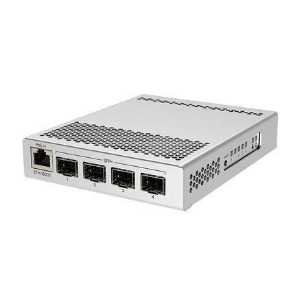 MikroTik | Switch | CRS305-1G-4S+IN | Web managed | Desktop | Porty 1 Gbps (RJ-45) w ilości 1 | Porty SFP+ w ilości 4 MikroTik | Switch | CRS305-1G-4S+IN | Web managed | Desktop | Porty 1 Gbps (RJ-45) w ilości 1 | Porty SFP+ w ilości 4