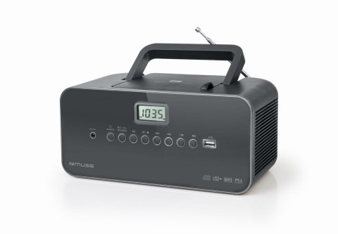Muse | M-28DG | Przenośne radio | AUX in | Szary Muse | M-28DG | Przenośne radio | AUX in | Szary