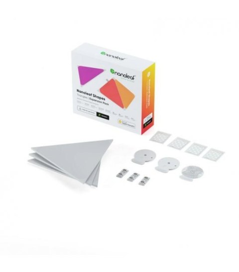 Nanoleaf | Shapes Triangles Expansion Pack (3 panels) | 1 x 1.5 W | 16M+ colours Nanoleaf | Shapes Triangles Expansion Pack (3 panels) | 1 x 1.5 W | 16M+ colours
