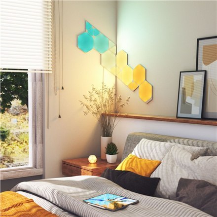 Nanoleaf | Shapes Triangles Mini Expansion Pack (10 panels) | 1 x 0.54 W | 16M+ colours | 2.4GHz WiFi b/g/n; Nanoleaf | Shapes Triangles Mini Expansion Pack (10 panels) | 1 x 0.54 W | 16M+ colours | 2.4GHz WiFi b/g/n;