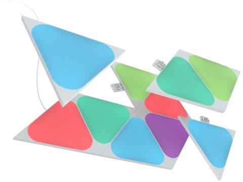 Nanoleaf | Shapes Triangles Mini Expansion Pack (10 panels) | 1 x 0.54 W | 16M+ colours | 2.4GHz WiFi b/g/n; Nanoleaf | Shapes Triangles Mini Expansion Pack (10 panels) | 1 x 0.54 W | 16M+ colours | 2.4GHz WiFi b/g/n;