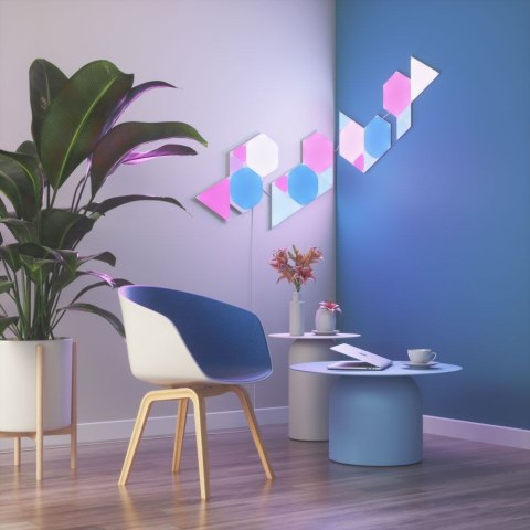 Nanoleaf | Shapes Triangles Mini Expansion Pack (10 panels) | 1 x 0.54 W | 16M+ colours | 2.4GHz WiFi b/g/n; Nanoleaf | Shapes Triangles Mini Expansion Pack (10 panels) | 1 x 0.54 W | 16M+ colours | 2.4GHz WiFi b/g/n;