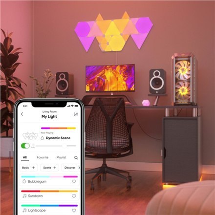 Nanoleaf | Shapes Triangles Starter Kit (9 panels) | 1 W | 16M+ colours Nanoleaf | Shapes Triangles Starter Kit (9 panels) | 1 W | 16M+ colours