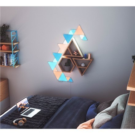 Nanoleaf | Shapes Triangles Starter Kit (9 panels) | 1 W | 16M+ colours Nanoleaf | Shapes Triangles Starter Kit (9 panels) | 1 W | 16M+ colours