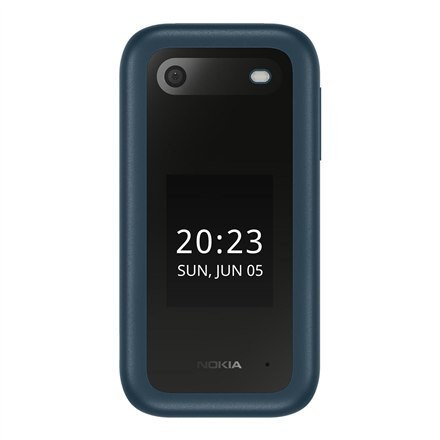 Nokia | 2660 Flip | Niebieski | 2.8 " | TFT LCD | 240 x 320 | Unisoc | 0.128 GB | Dual SIM | Nano-SIM | Tak | Aparat główny 0.3 Nokia | 2660 Flip | Niebieski | 2.8 " | TFT LCD | 240 x 320 | Unisoc | 0.128 GB | Dual SIM | Nano-SIM | Tak | Aparat główny 0.3