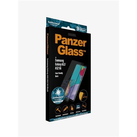 PanzerGlass | Ochraniacz ekranu - szkło | Samsung Galaxy A52, A52 5G | Szkło hartowane | Czarny | Przezroczysty PanzerGlass | Ochraniacz ekranu - szkło | Samsung Galaxy A52, A52 5G | Szkło hartowane | Czarny | Przezroczysty