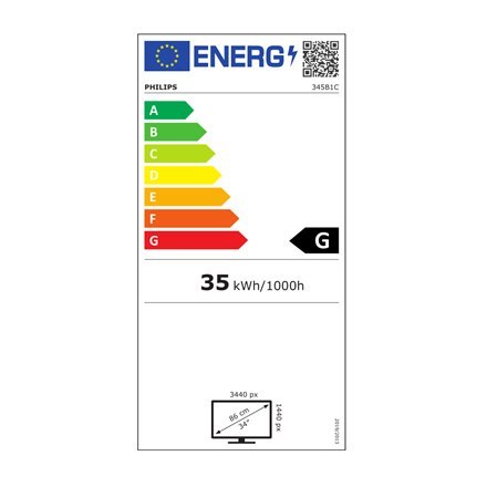 Philips | 345B1C | 34 " | VA | WQHD | 21:9 | 5 ms | 300 cd/m² | Czarny | Ilość portów HDMI 1 | 100 Hz Philips | 345B1C | 34 " | VA | WQHD | 21:9 | 5 ms | 300 cd/m² | Czarny | Ilość portów HDMI 1 | 100 Hz