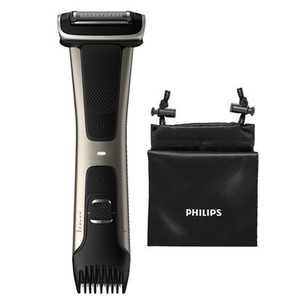 Philips | BG7025/15 | Showerproof body groomer | Body groomer | Number of length steps 5 | Black/Stainless Philips | BG7025/15 | Showerproof body groomer | Body groomer | Number of length steps 5 | Black/Stainless