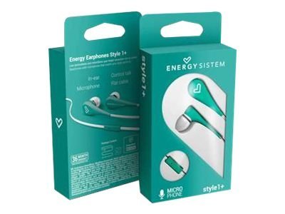 Energy Sistem Earphones Style 1+, Mint Energy Sistem | Style 1+ | Earphones | Wired | In-ear | Microphone | Mint Energy Sistem Earphones Style 1+, Mint Energy Sistem | Style 1+ | Earphones | Wired | In-ear | Microphone | Mint