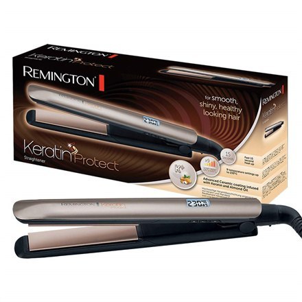 Prostownica do włosów Remington | Keratin Protect | S8540 | Miesiąc gwarancji | Ceramiczny system grzewczy | Wyświetlacz LCD | T Prostownica do włosów Remington | Keratin Protect | S8540 | Miesiąc gwarancji | Ceramiczny system grzewczy | Wyświetlacz LCD | T