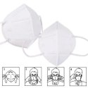 Respirator gąbkowy, maska ochronna jednorazowa FFP2, 2 szt.