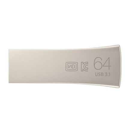 Samsung | BAR Plus | MUF-64BE3/APC | 64 GB | USB 3.1 | Srebrny Samsung | BAR Plus | MUF-64BE3/APC | 64 GB | USB 3.1 | Srebrny