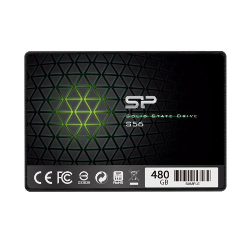 Silicon Power | S56 | 480 GB | SSD form factor 2.5" | SSD interface SATA | Read speed 560 MB/s | Write speed 530 MB/s Silicon Power | S56 | 480 GB | SSD form factor 2.5" | SSD interface SATA | Read speed 560 MB/s | Write speed 530 MB/s