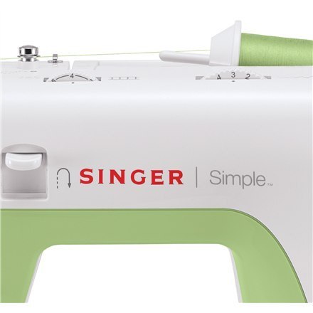Singer | Simple 3229 | Maszyna do szycia | Liczba ściegów 31 | Liczba dziurek na guziki 1 | Biały/Zielony Singer | Simple 3229 | Maszyna do szycia | Liczba ściegów 31 | Liczba dziurek na guziki 1 | Biały/Zielony
