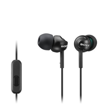 Słuchawki douszne Sony serii EX, czarne Sony | MDR-EX110AP | Douszne | Czarne Słuchawki douszne Sony serii EX, czarne Sony | MDR-EX110AP | Douszne | Czarne