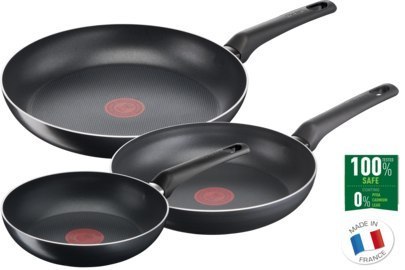 TEFAL | B5569153 | Zestaw Naczyń Kuchennych Simple Cook 3 Sztuki | Smażenie | Średnica 20 / 24 / 28 cm | Stała rączka TEFAL | B5569153 | Zestaw Naczyń Kuchennych Simple Cook 3 Sztuki | Smażenie | Średnica 20 / 24 / 28 cm | Stała rączka