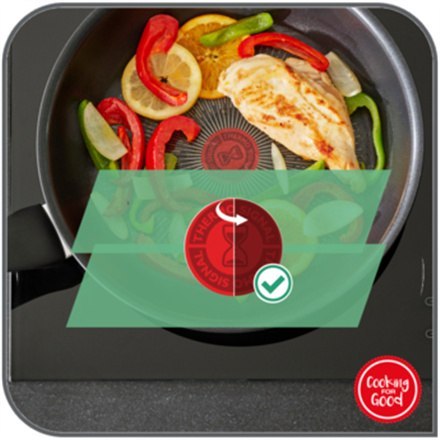 TEFAL | G2550572 Unlimited | Pan | Frying | Diameter 26 cm | Suitable for induction hob | Fixed handle | Black - Noir TEFAL | G2550572 Unlimited | Pan | Frying | Diameter 26 cm | Suitable for induction hob | Fixed handle | Black - Noir